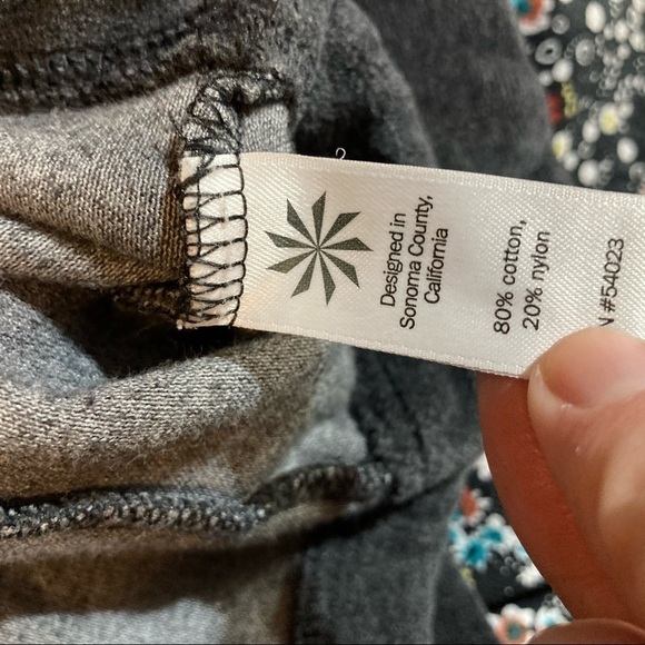 Athleta Grey Velour Cowl Tunnel Neck Pullover - Picture 12 of 12